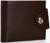 Портмоне на магните, отдел для купюр, карт, монет, цвет коричневый