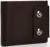 Портмоне мужское на магнитах, отдел для купюр, для карт, для монет, цвет коричневый