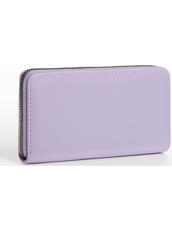 Кошелёк на молнии, цвет сиреневый