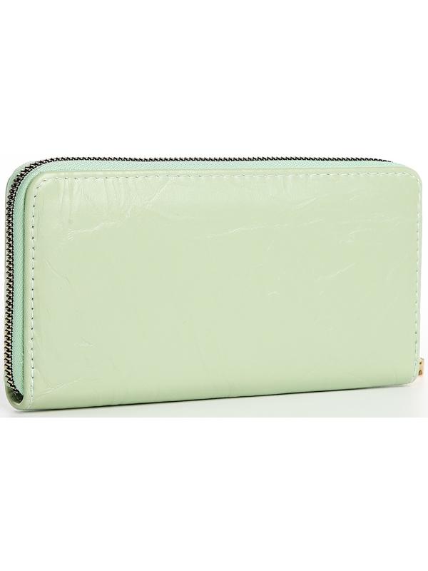 Кошелёк на молнии, цвет зелёный