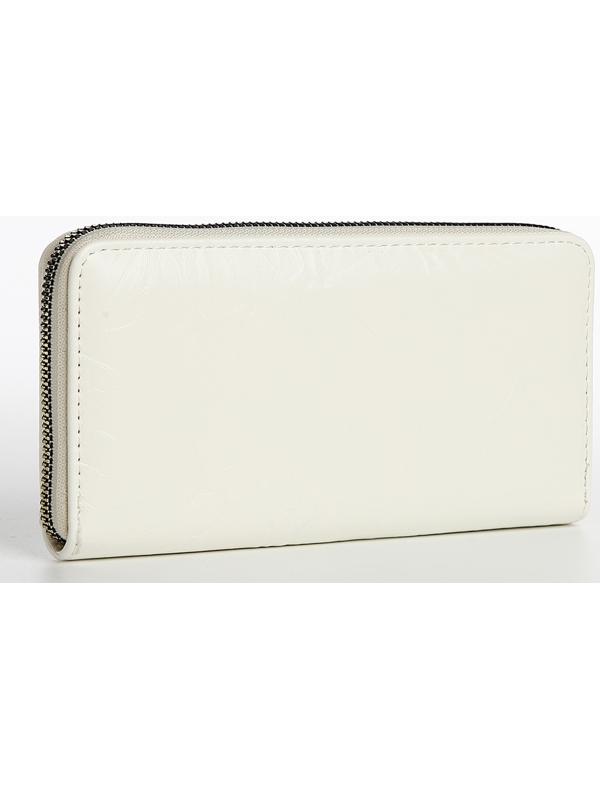 Кошелёк на молнии, цвет белый
