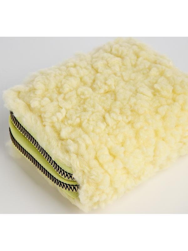 Кошелёк на молнии, цвет жёлтый