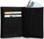 Портмоне мужское без застёжки, 3 в 1, отдел автодокументов, паспорта, карт, купюр, цвет чёрный