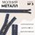 Молния металлическая, №3, неразъёмная, замок автомат, 30 см, цвет тёмно-синий/никель