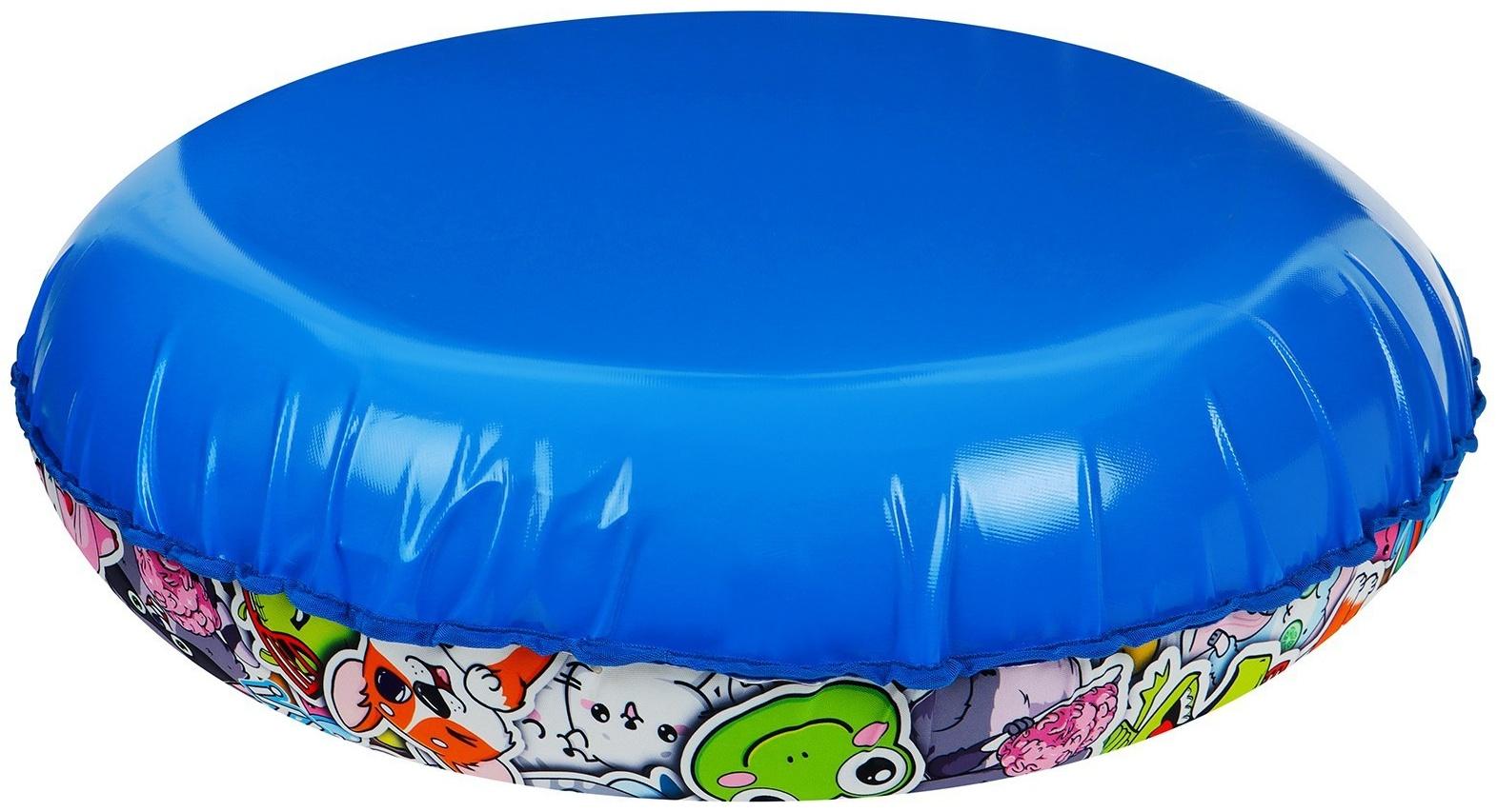 Тюбинг-ватрушка Winter Star «Стикер», LED-подсветка, диаметр чехла 100 см