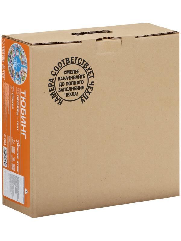 Тюбинг-ватрушка Winter Star «Стикер», LED-подсветка, диаметр чехла 100 см