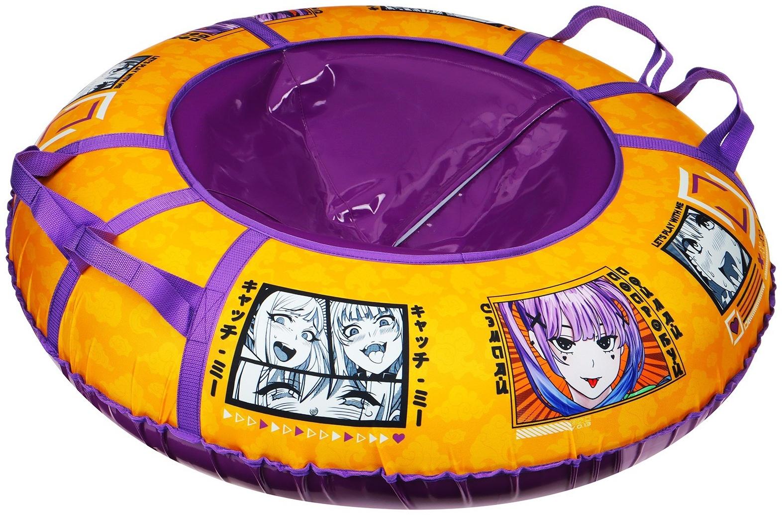 Тюбинг-ватрушка Winter Star «Аниме», диаметр чехла 107 см