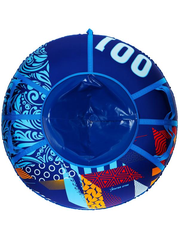 Тюбинг-ватрушка Winter Star «Абстракция», диаметр чехла 120 см