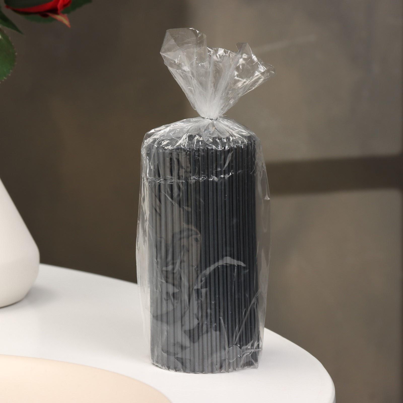 Свеча-цилиндр с гранями,5х10 см, пальмовый воск, мокрый асфальт, 6 ч