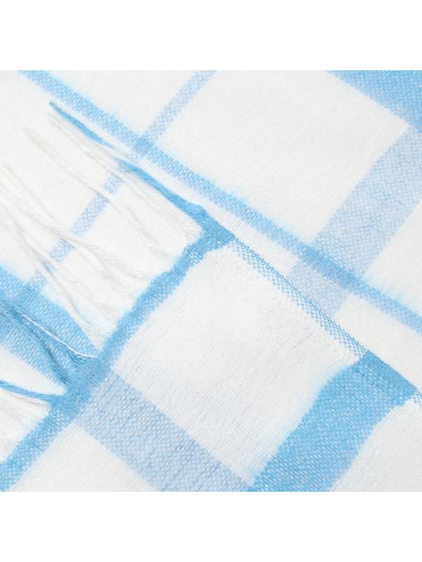 Плед Palermo 140х200см, 15S/SOUL, коб/белый/коб, шерсть 20%, пан 40%, пэ 40%