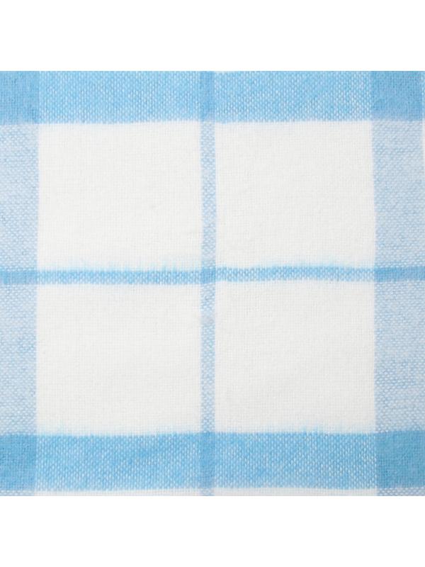 Плед Palermo 140х200см, 15S/SOUL, коб/белый/коб, шерсть 20%, пан 40%, пэ 40%