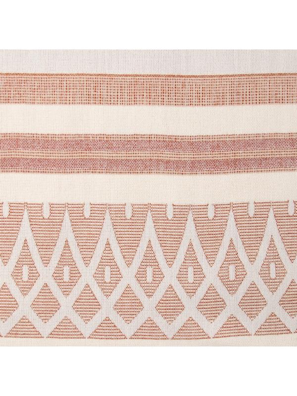 Плед Орнамент 150х200 см, бел/беж/тер, шерсть 40%, пан 35%, пэ 20%, кашемир 5%