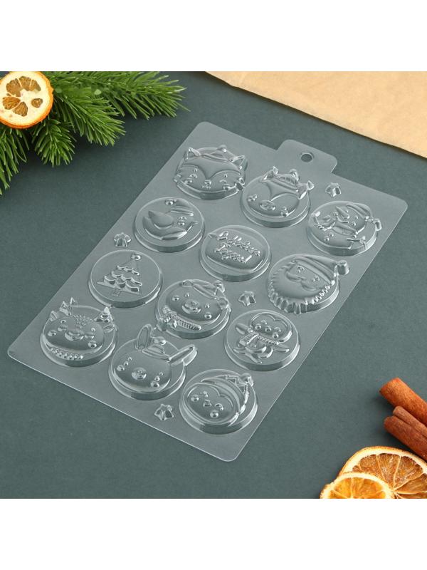 Форма для шоколада Happy New Year, 21 х 14 см