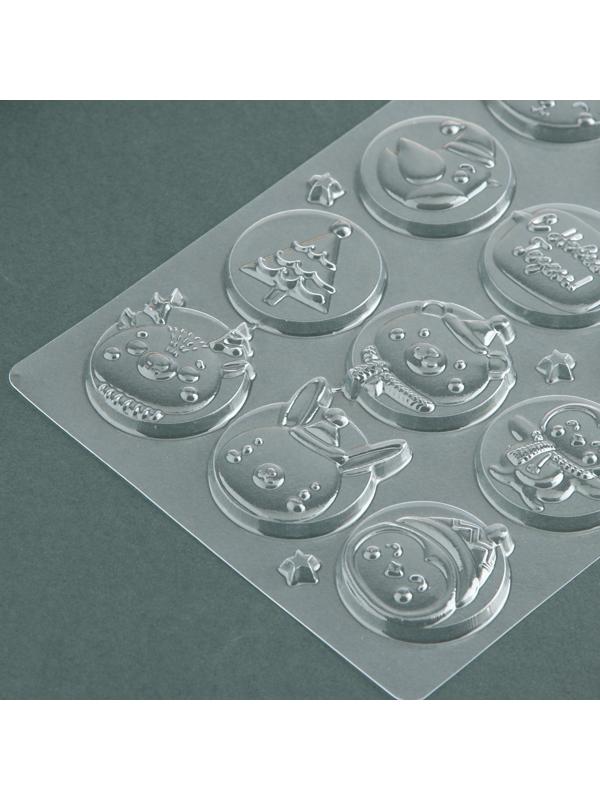 Форма для шоколада Happy New Year, 21 х 14 см