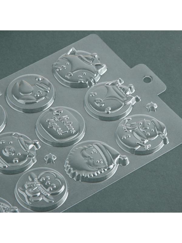 Форма для шоколада Happy New Year, 21 х 14 см