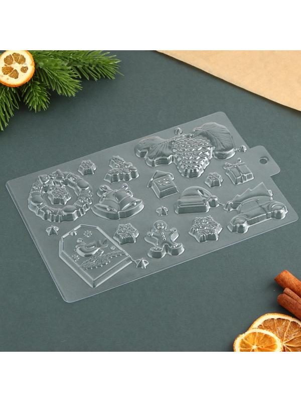 Форма для шоколада «Новогодние традиции», 21 х 14 см
