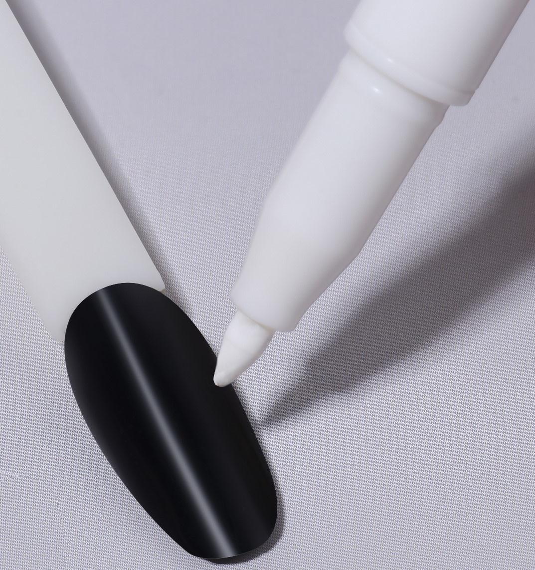 Маркер для дизайна ногтей, акриловый, 13,5 см, цвет белый