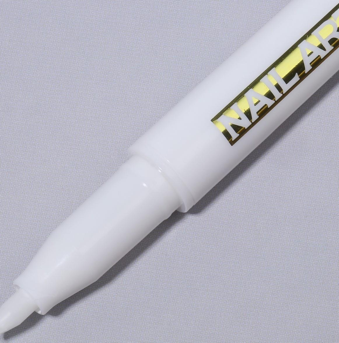 Маркер для дизайна ногтей, акриловый, 13,5 см, цвет белый