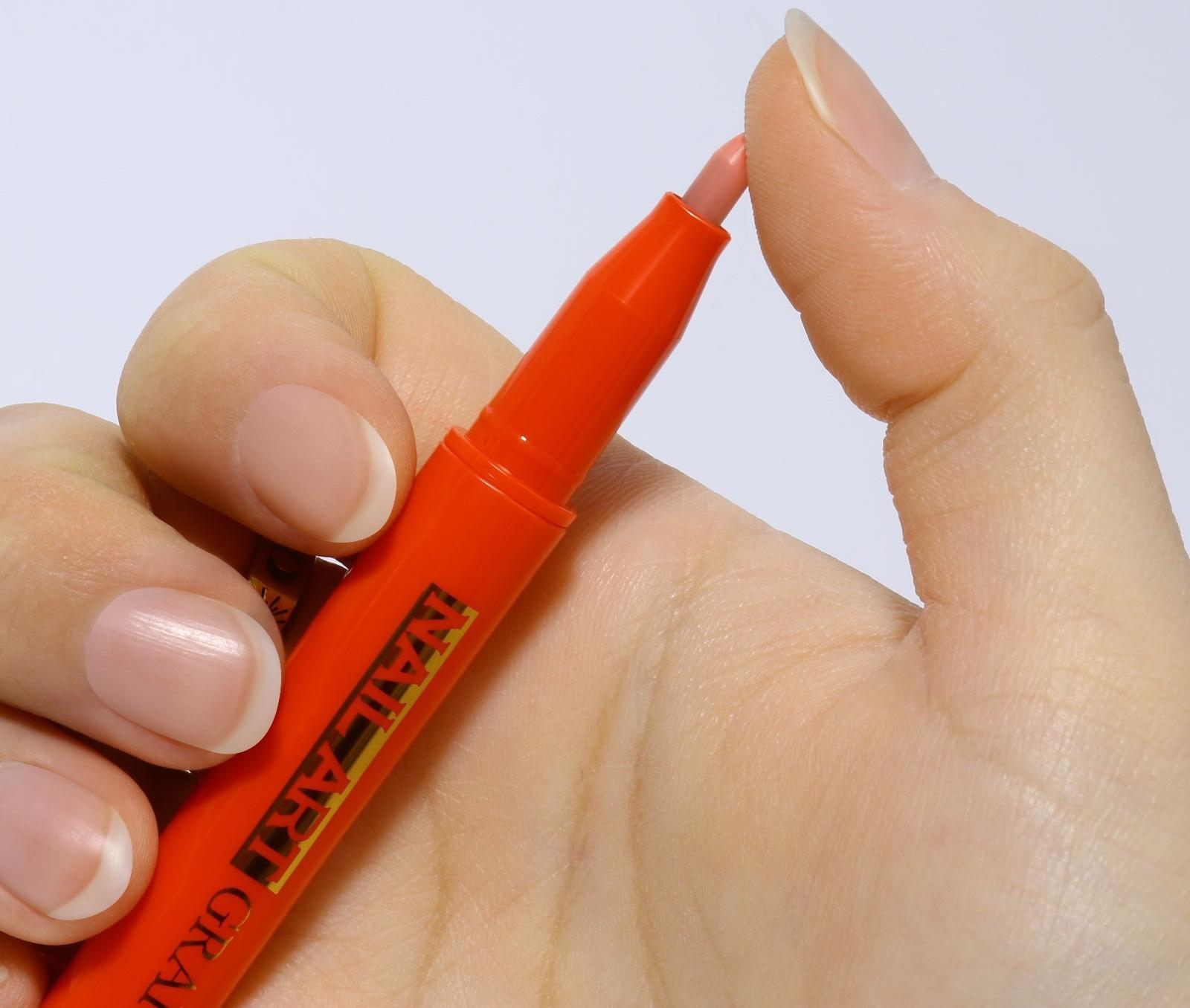 Маркер для дизайна ногтей, акриловый, 13,5 см, цвет красный