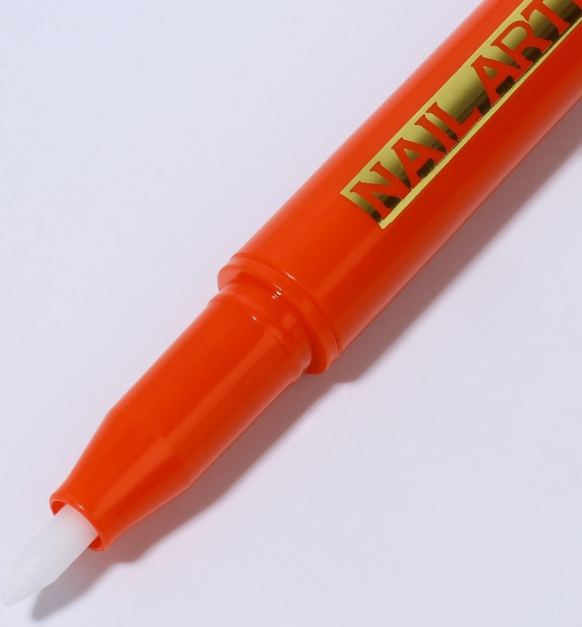 Маркер для дизайна ногтей, акриловый, 13,5 см, цвет красный