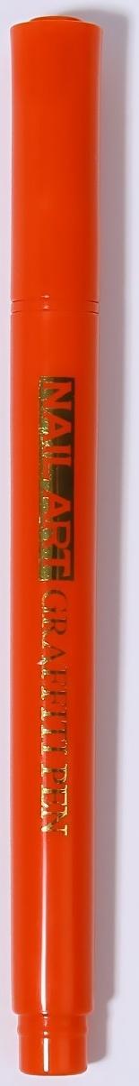 Маркер для дизайна ногтей, акриловый, 13,5 см, цвет красный