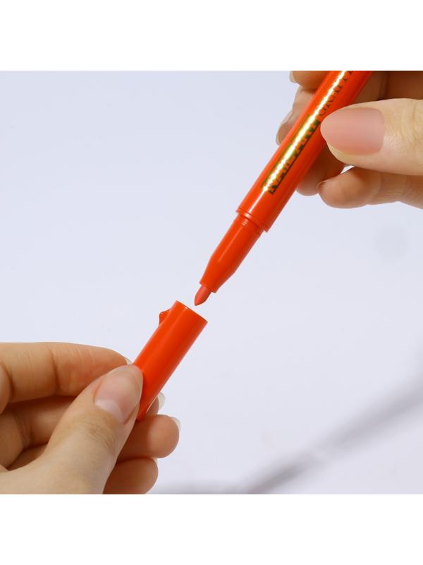 Маркер для дизайна ногтей, акриловый, 13,5 см, цвет красный