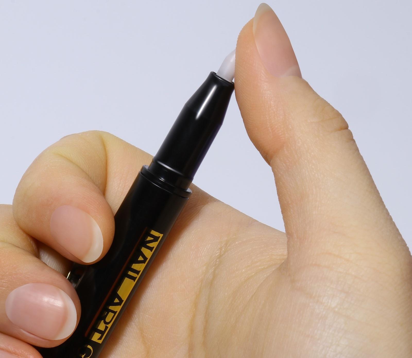 Маркер для дизайна ногтей, акриловый, 13,5 см, цвет чёрный