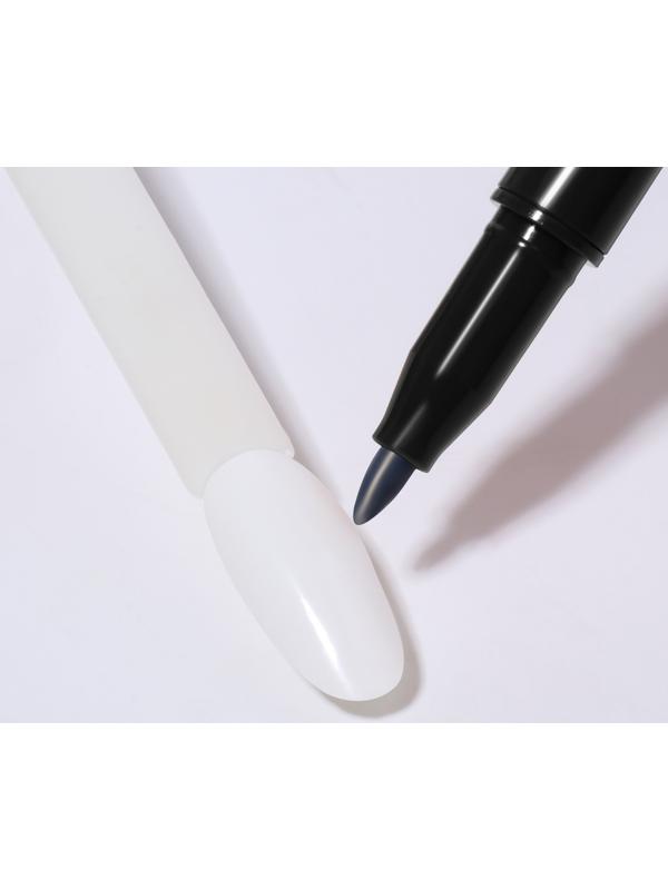 Маркер для дизайна ногтей, акриловый, 13,5 см, цвет чёрный