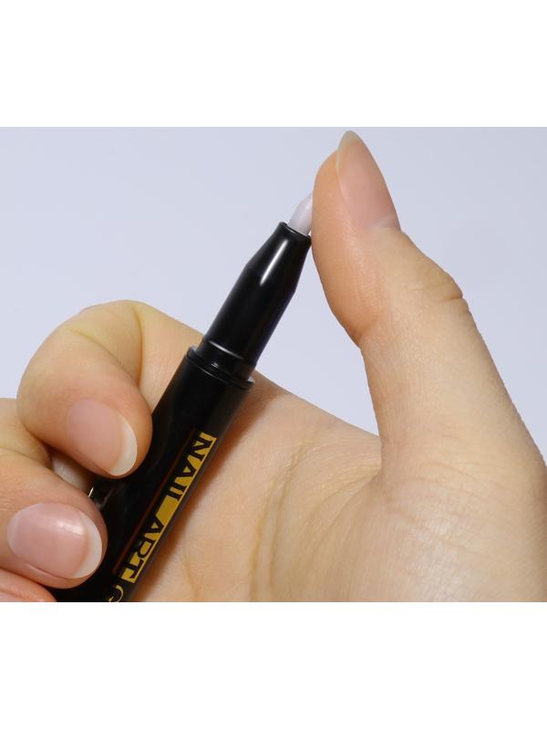 Маркер для дизайна ногтей, акриловый, 13,5 см, цвет чёрный