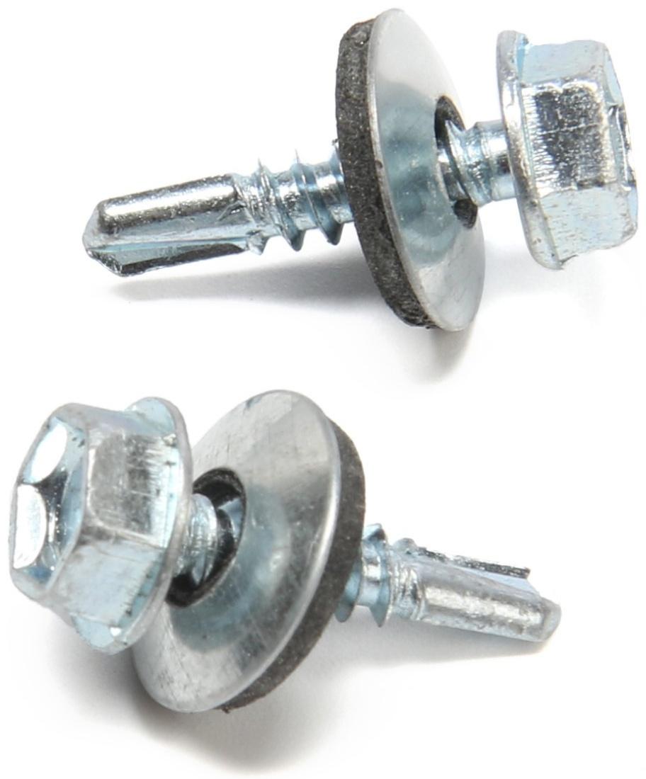 Саморезы кровельные 4,8х19 мм, оцинкованные, 250 шт.