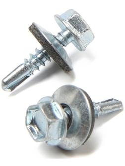 Саморезы кровельные 4,8х19 мм, оцинкованные, 250 шт.