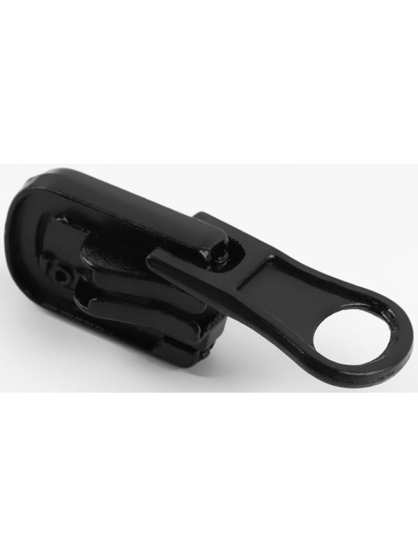 Замок автоматический реверсивный для молнии «Трактор», №5, 10 шт, цвет чёрный