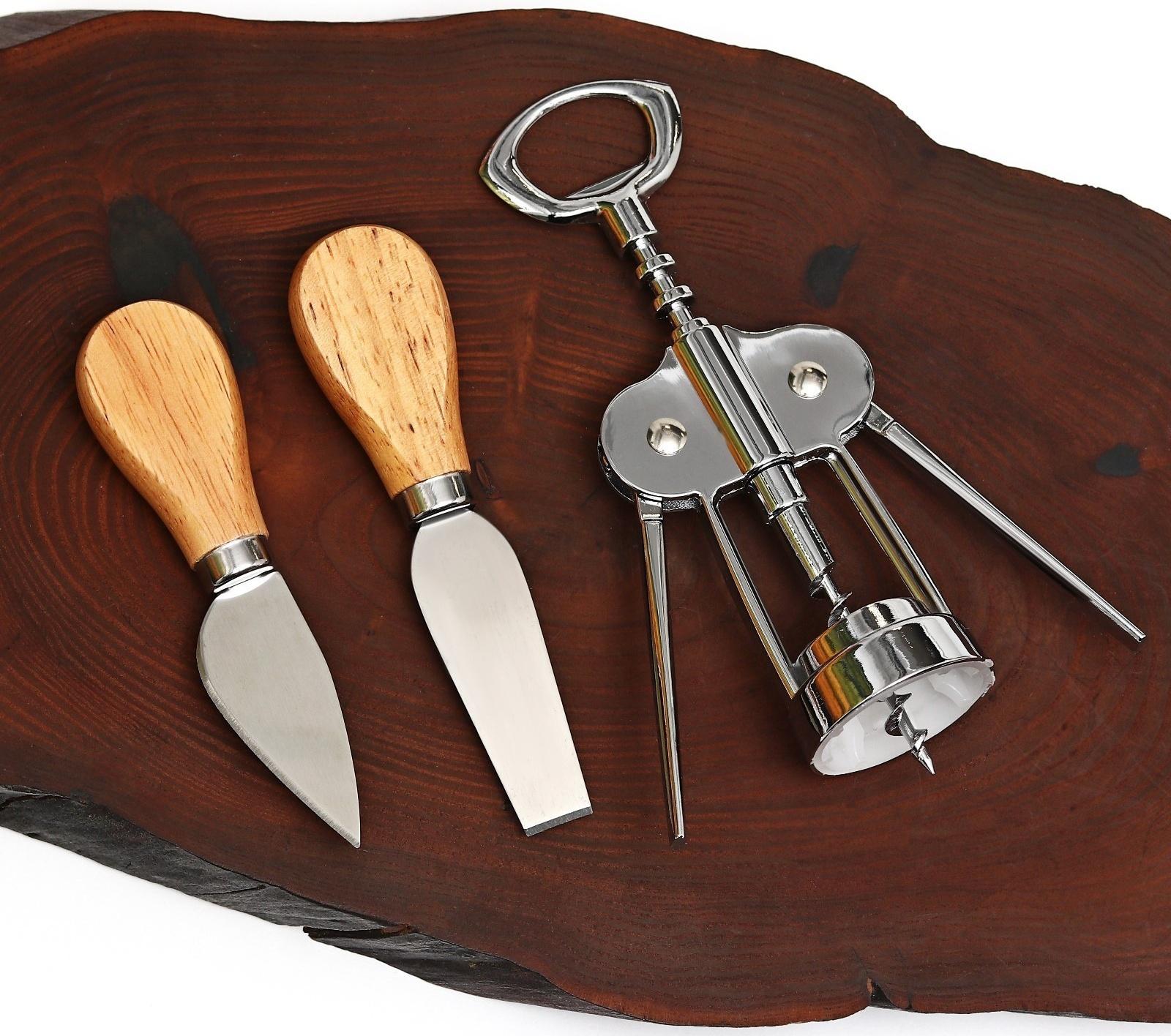 Набор для вина и сыра в книжке «Хорошая идея», 21,5 х 16 см