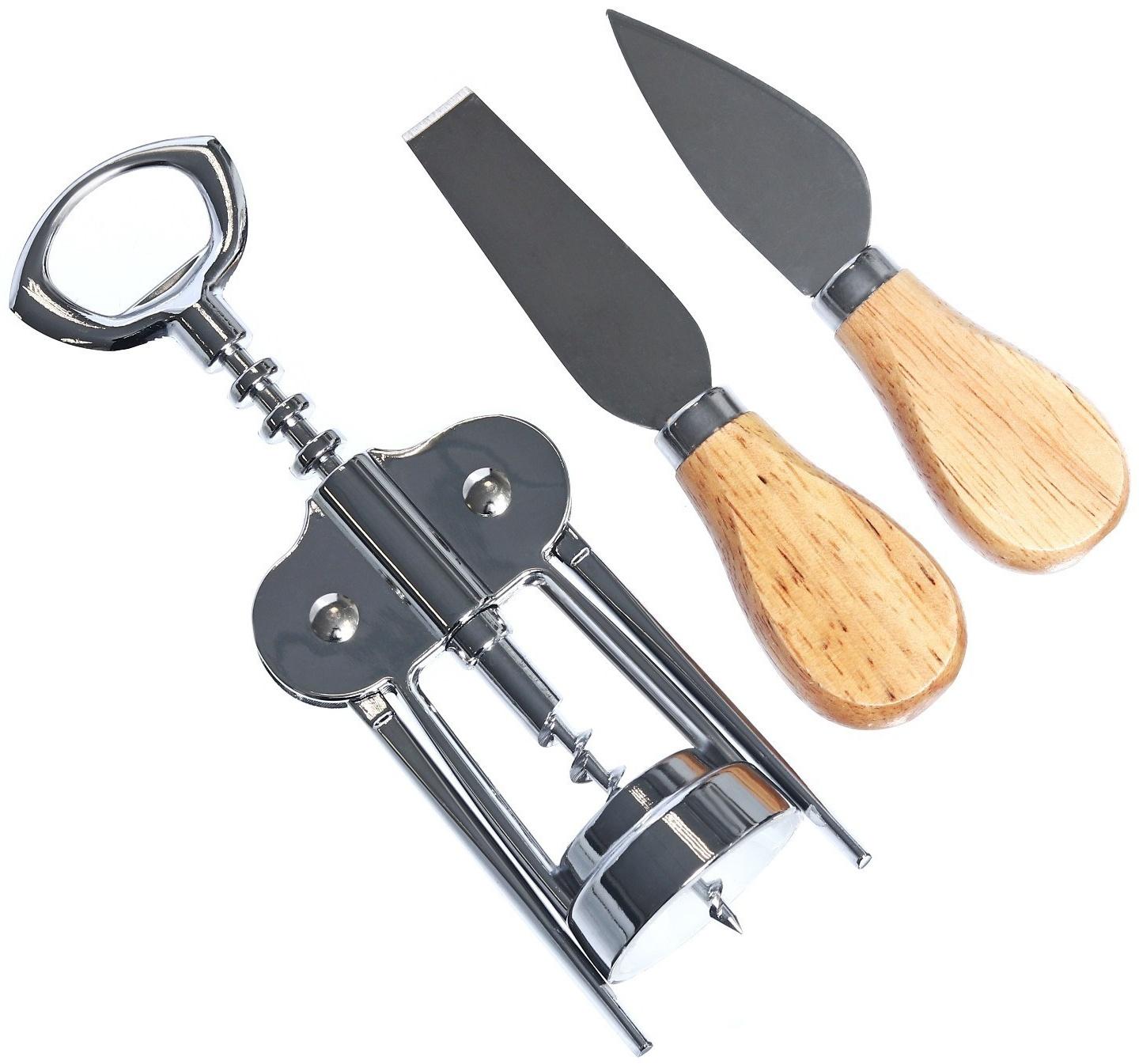 Набор для вина и сыра в книжке «Хорошая идея», 21,5 х 16 см