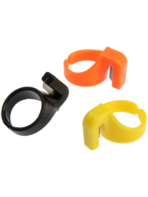 Наперсток-кольцо ТУНДРА, для обрезки строп, ниток, лески, проводов, 3 шт.