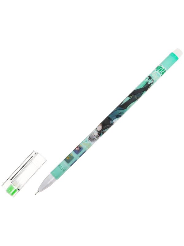 Ручка гелевая 0,5мм, стержень синий, корпус МИКС Аниме