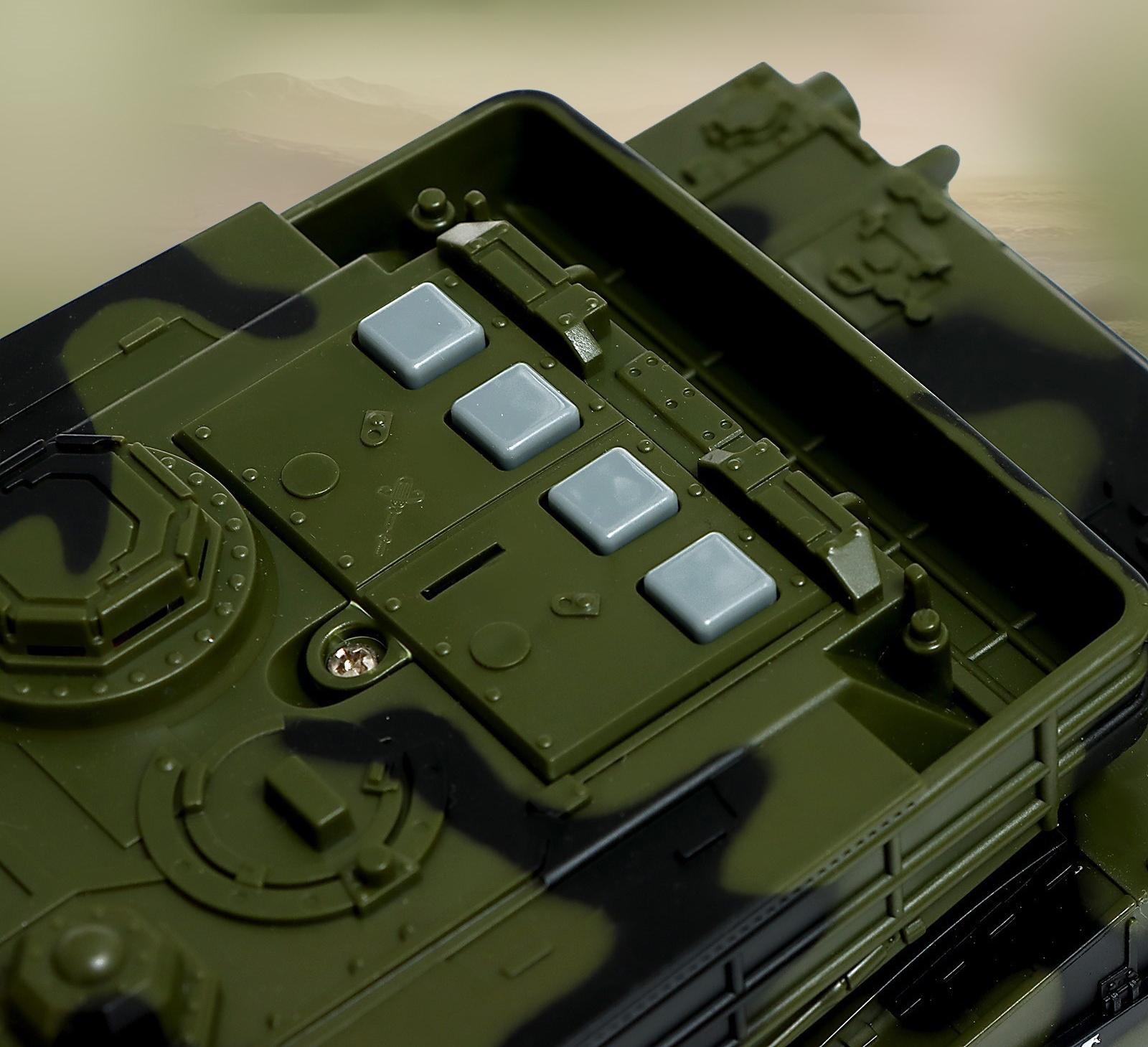 Танк инерционный «Армия», 1:16, свет и звук