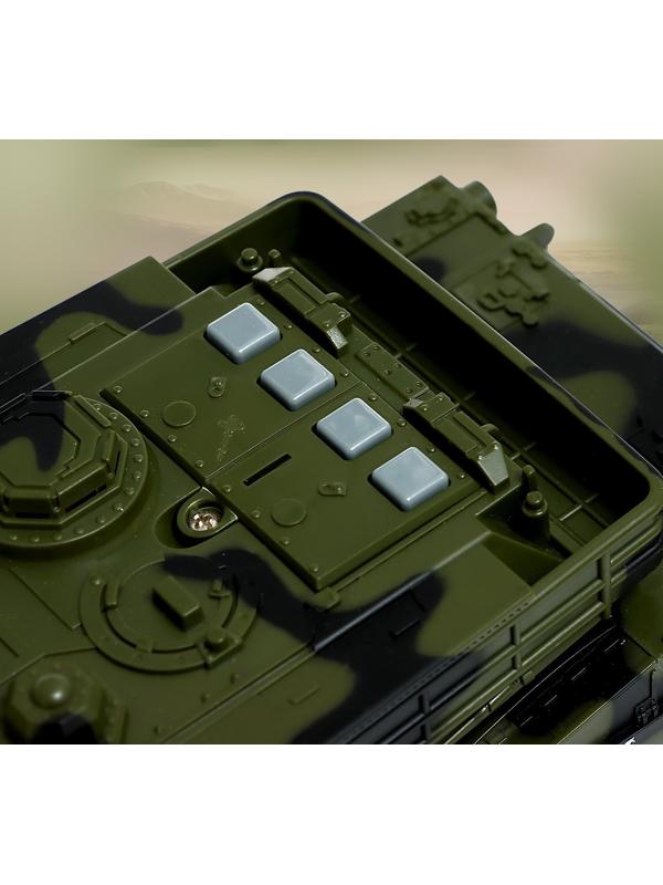 Танк инерционный «Армия», 1:16, свет и звук