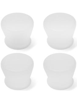 Накладка мебельная селиконовая, круглая, d=35-40 мм, 4 шт