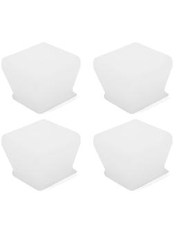 Накладка мебельная селиконовая, квадратная, 35-40 мм, 4 шт