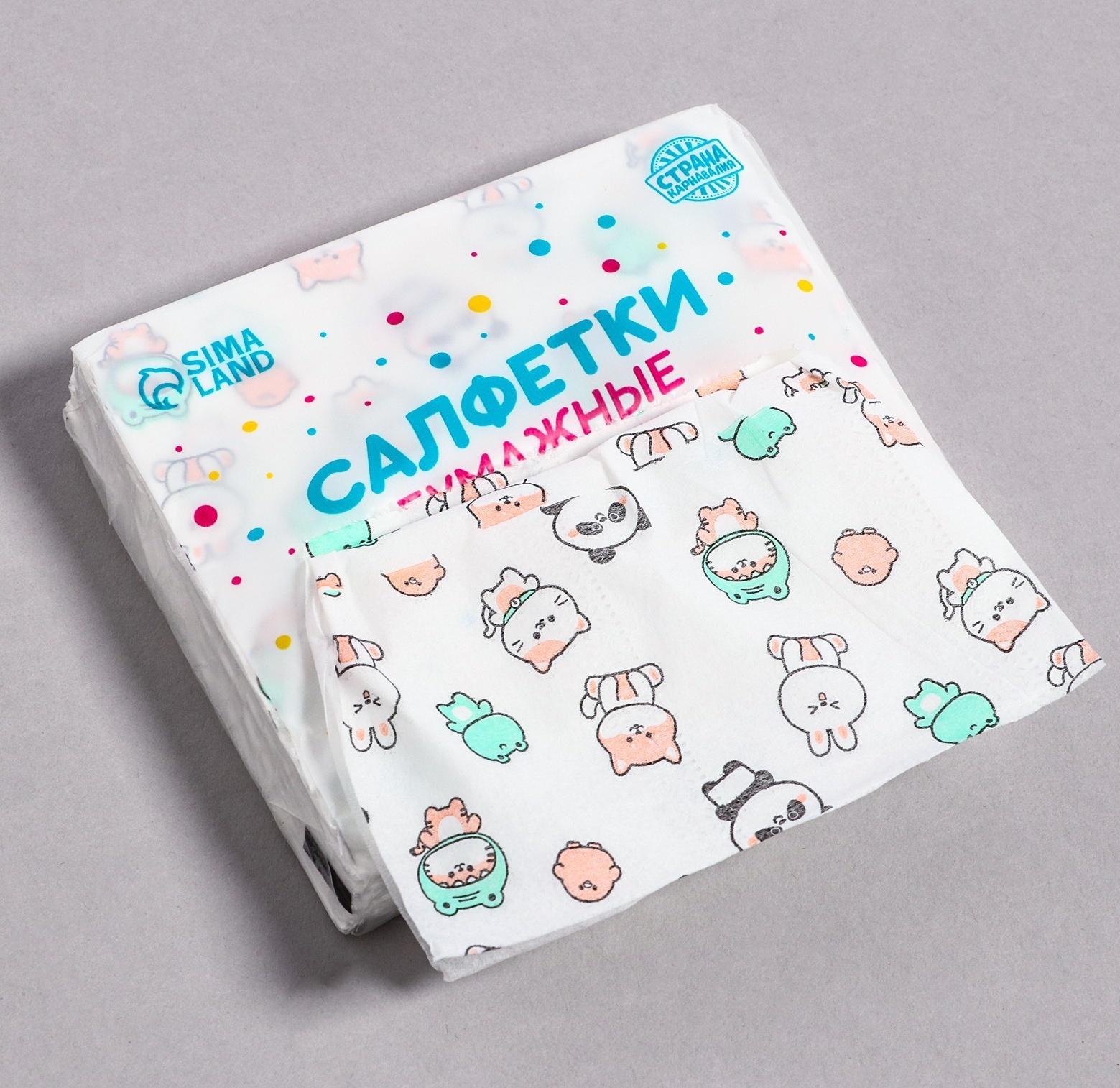 Салфетки бумажные 