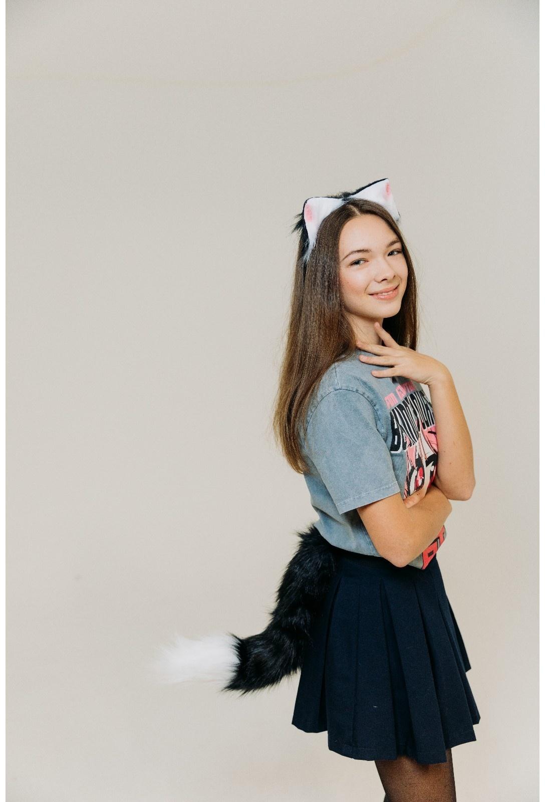 Карнавальный набор «Китти» (ободок+хвост)  аниме