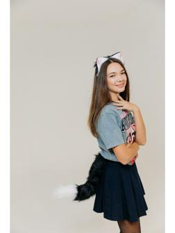 Карнавальный набор «Китти» (ободок+хвост)  аниме