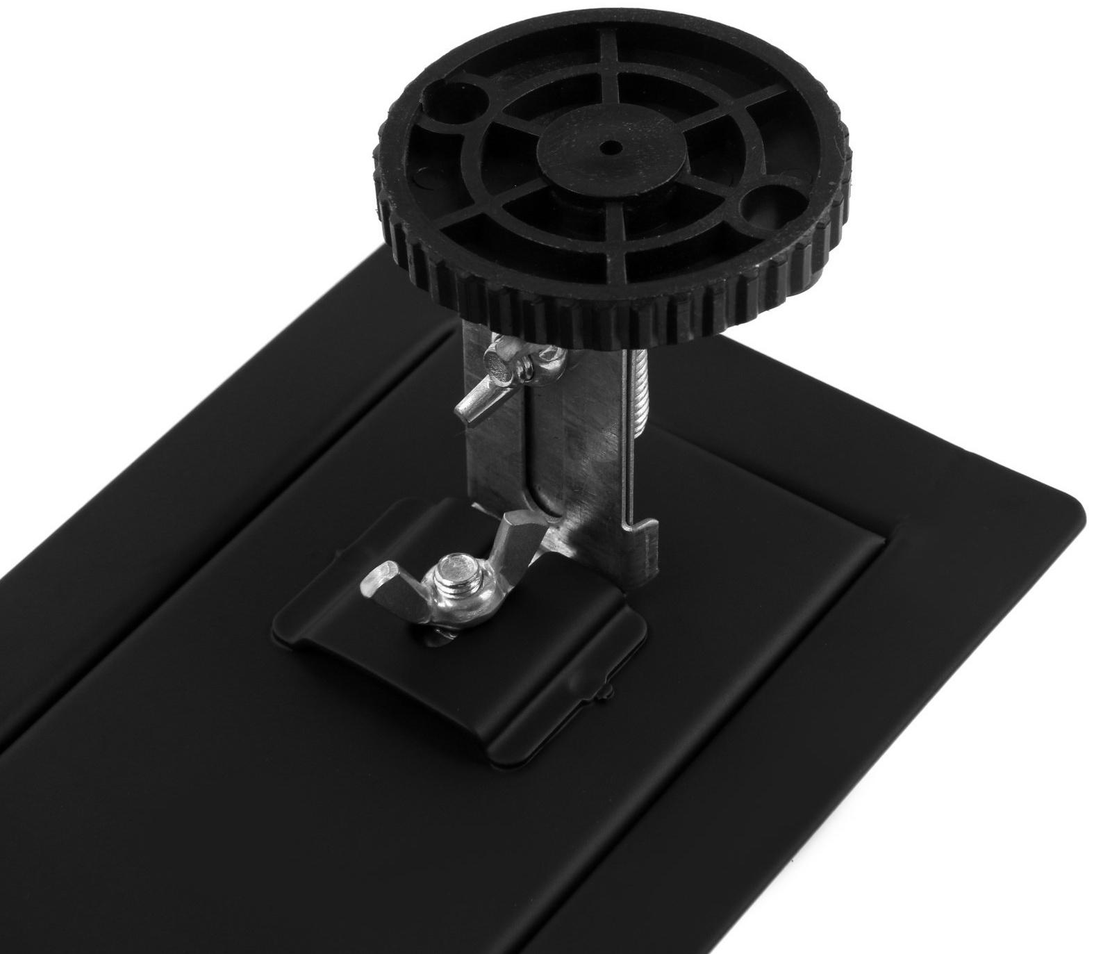 Трап ZEIN, c флaнцeм свободного вращения 360°, 7х40 см, d=40/50 мм, нерж. сталь, черный