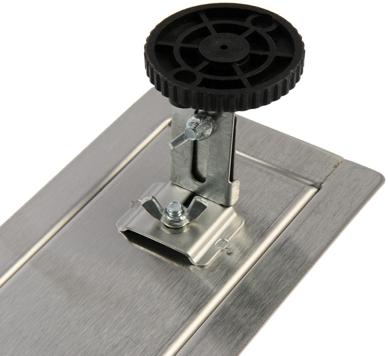 Трап ZEIN, c флaнцeм свободного вращения 360°, 7х60 см, d=40/50 мм, нерж. сталь, сатин