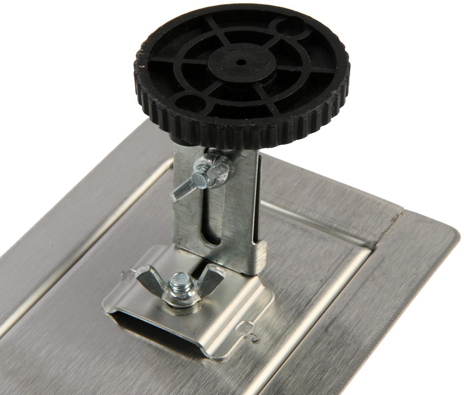 Трап ZEIN, c флaнцeм свободного вращения 360°, 7х60 см, d=40/50 мм, нерж. сталь, сатин