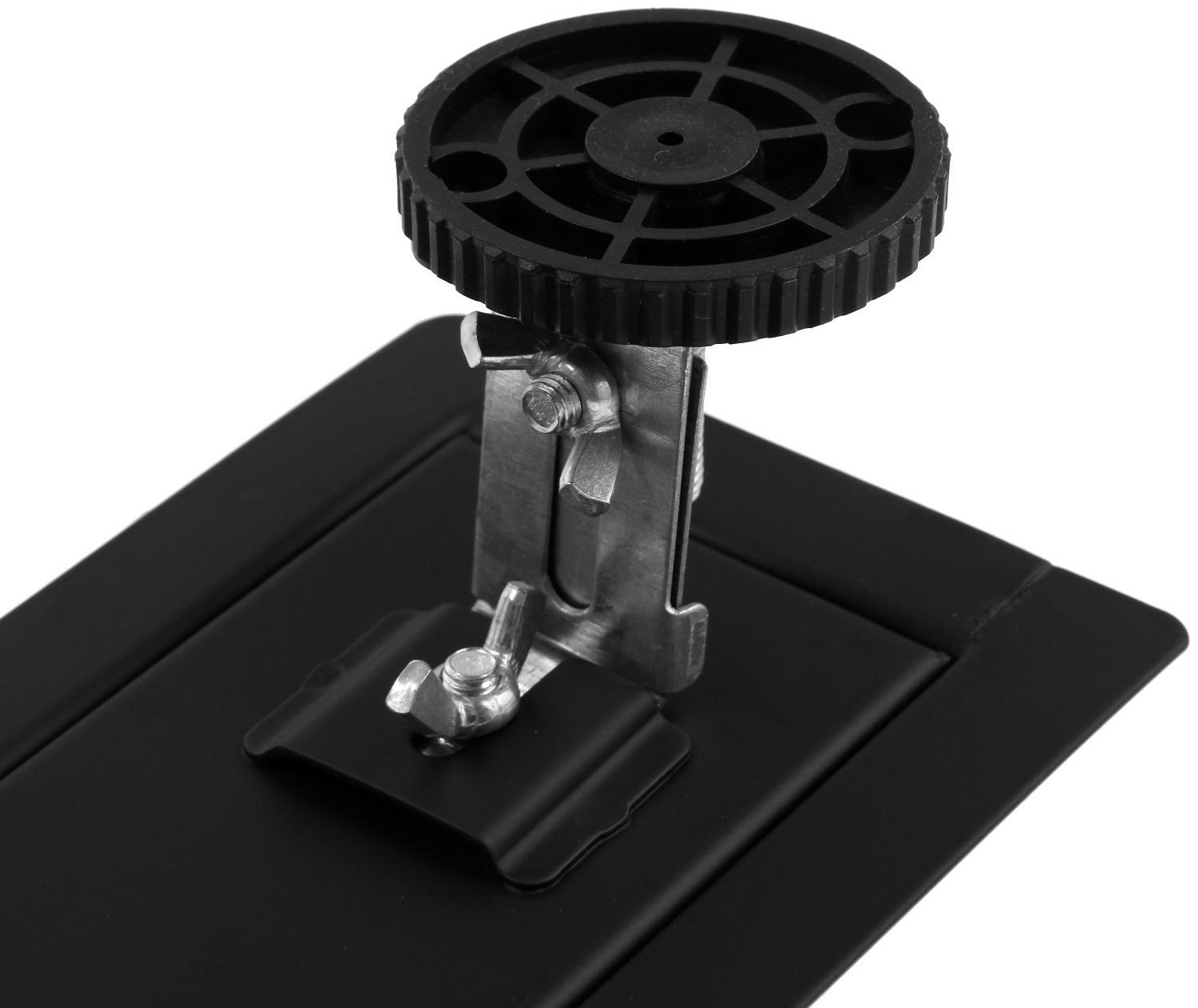 Трап ZEIN, c флaнцeм свободного вращения 360°, 7х60 см, d=40/50 мм, нерж. сталь, черный