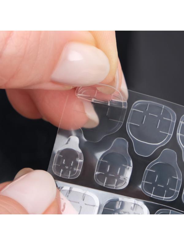 Накладные ногти «Pattern», 24 шт, с клеевыми пластинами, форма миндаль, цвет молочный/зелёный