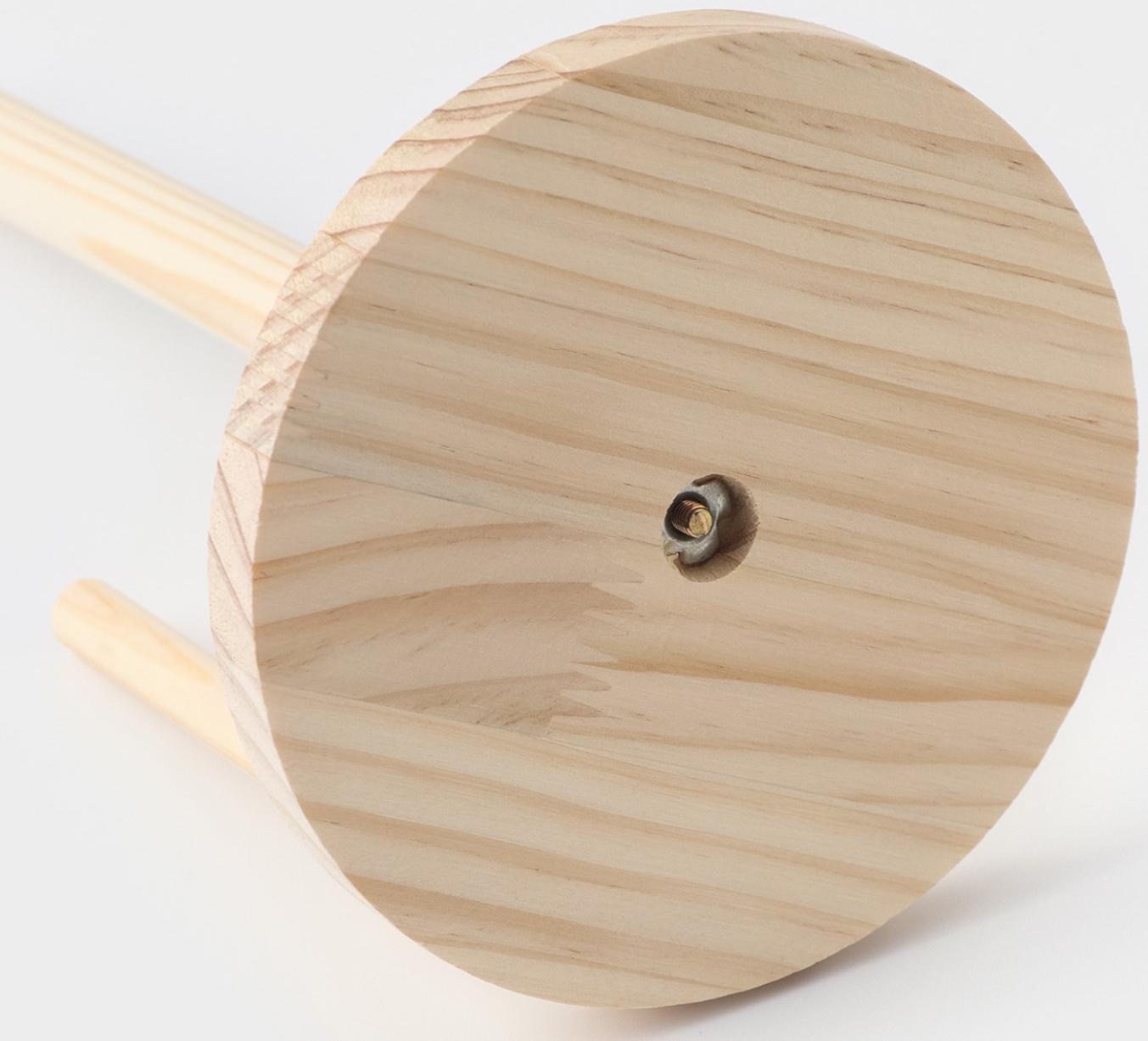 Держатель для бумажных полотенец с фиксатором, сосна