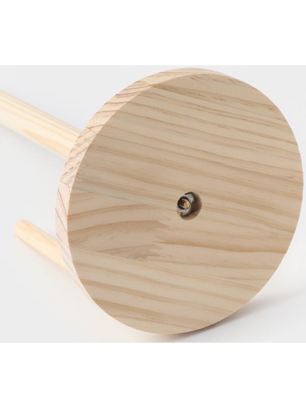 Держатель для бумажных полотенец с фиксатором, сосна